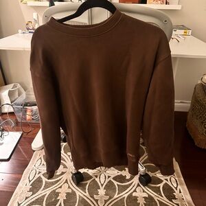 TNA Rich Brown Crewneck Sweater